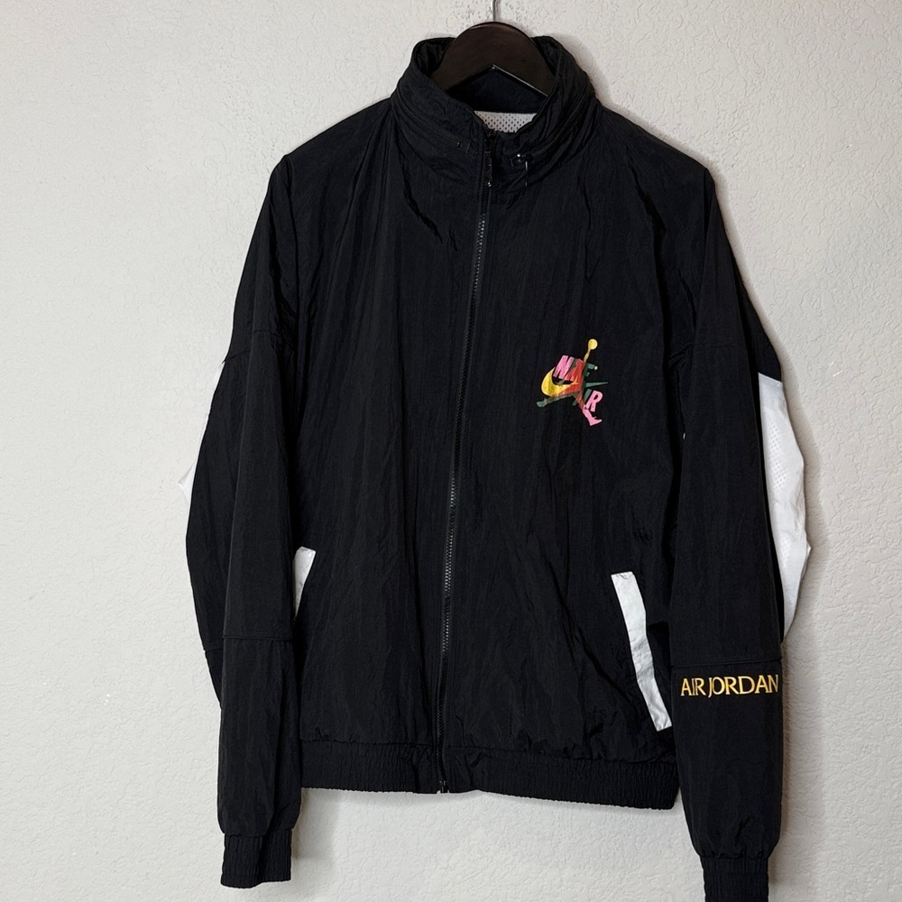 Retro Air Jordan Black Track Jacket XL